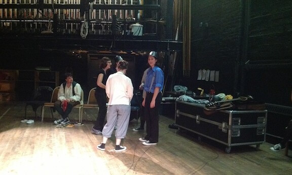 Much Ado cast backstage at the Palace Theatre OH