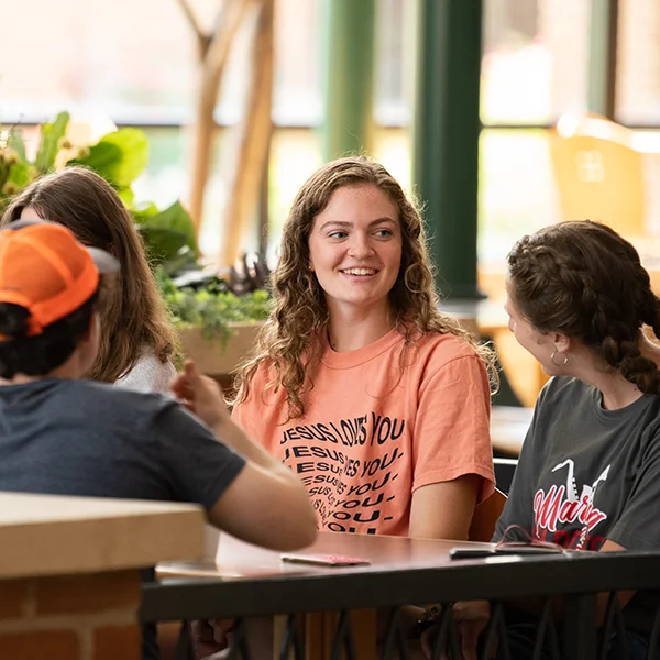 Campus Students Talking