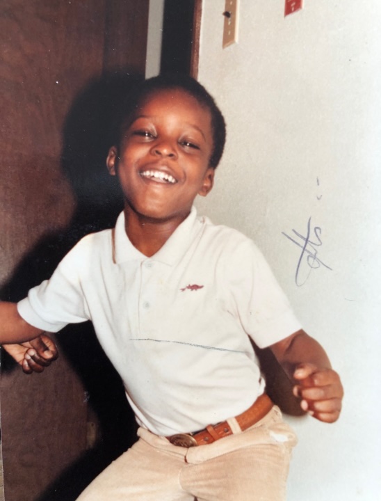 Mobolade as a child