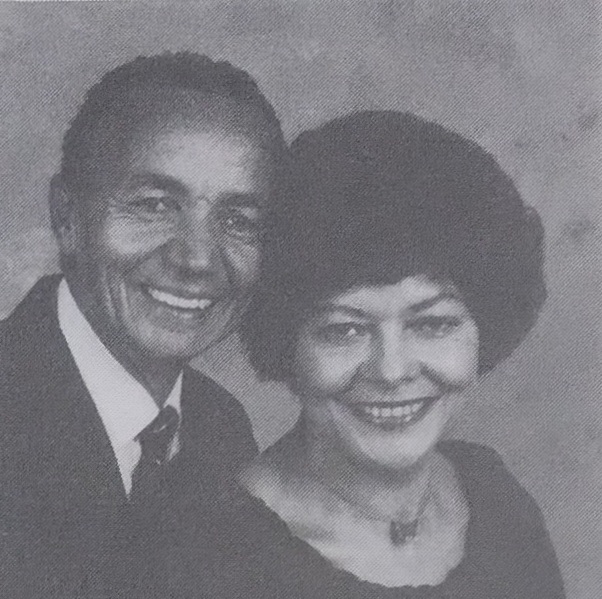 A portrait of Dr. Lewis Jackson and his wife Dr. Violet Jackson