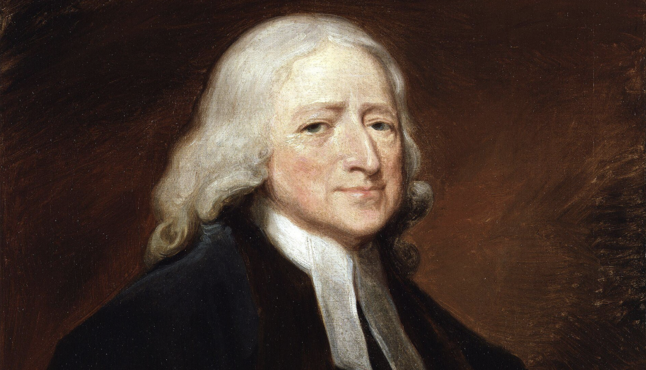 A portrait of John Wesley