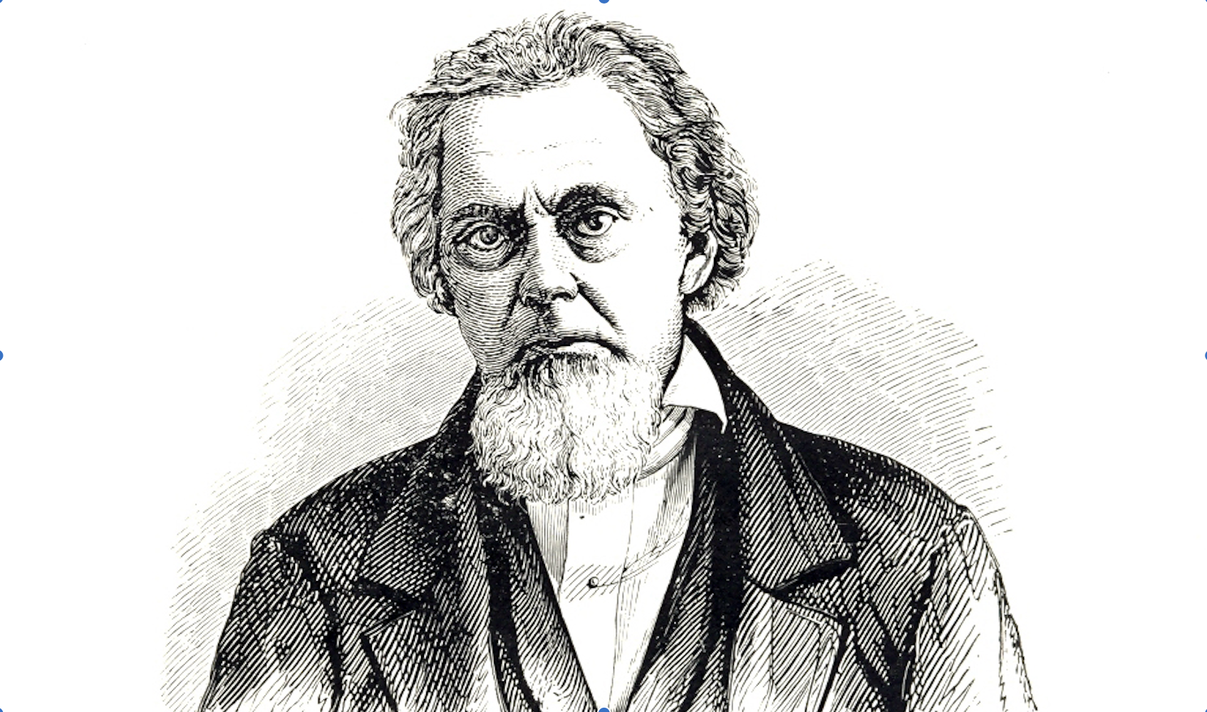 An illustration of Wesleyan founder Luther Lee