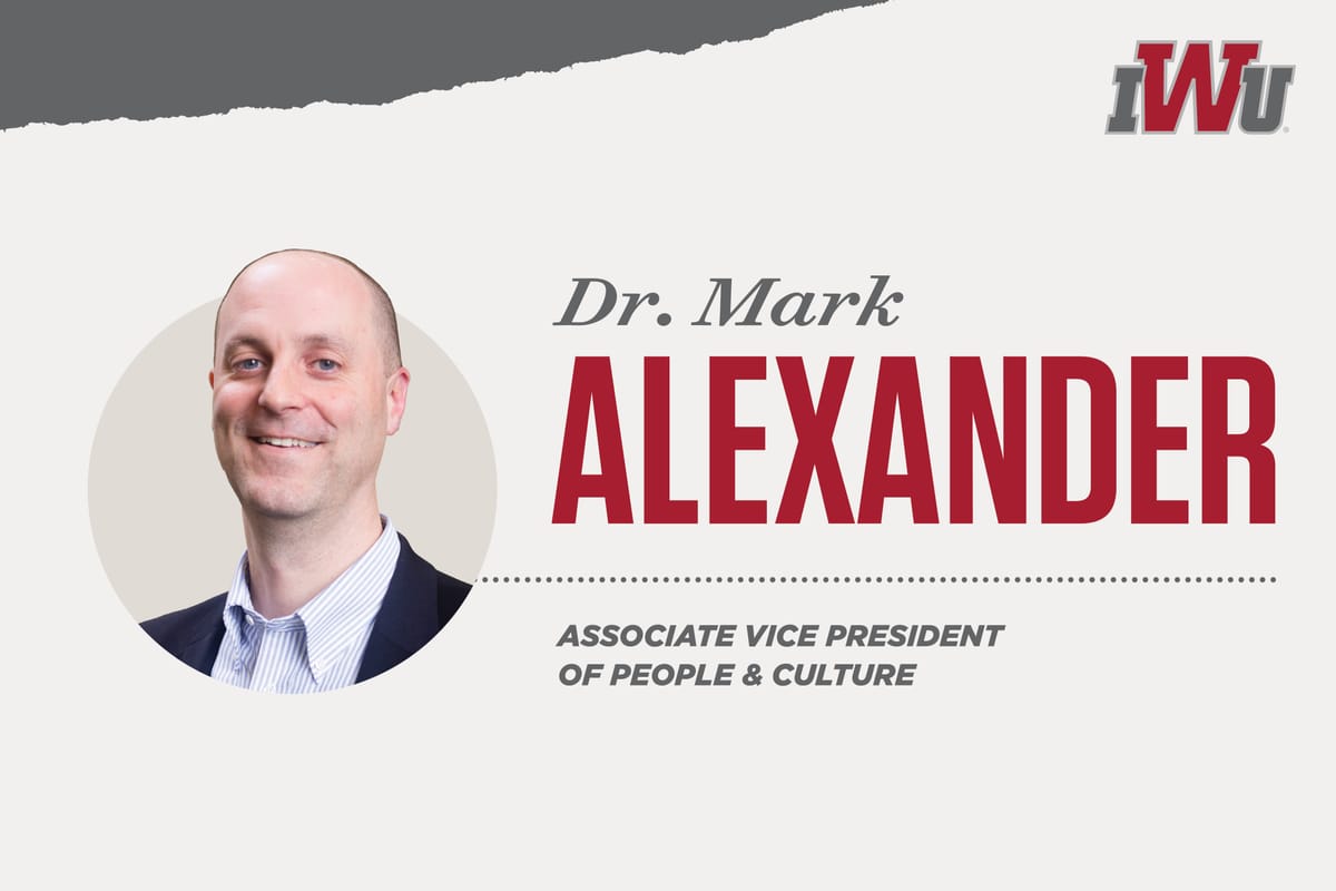 Dr. Mark Alexander, Associate VP of People & Culture graphic