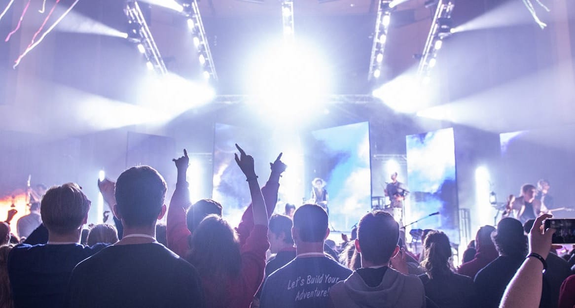 Students attending Fusion Concert