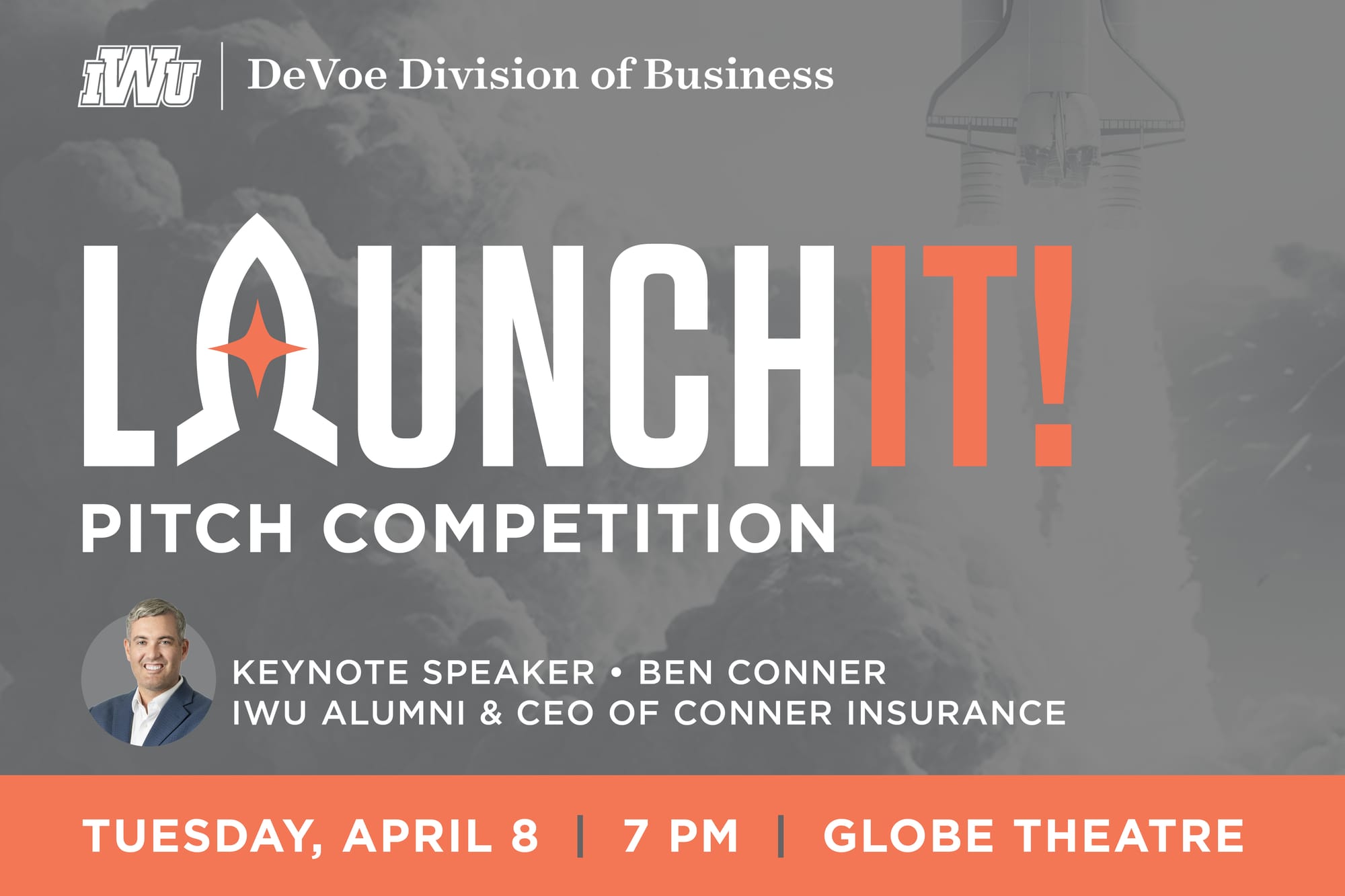 Launch It Pitch competition event announcement