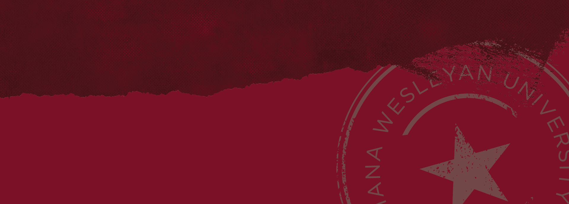 Red background with iwu military programs logo