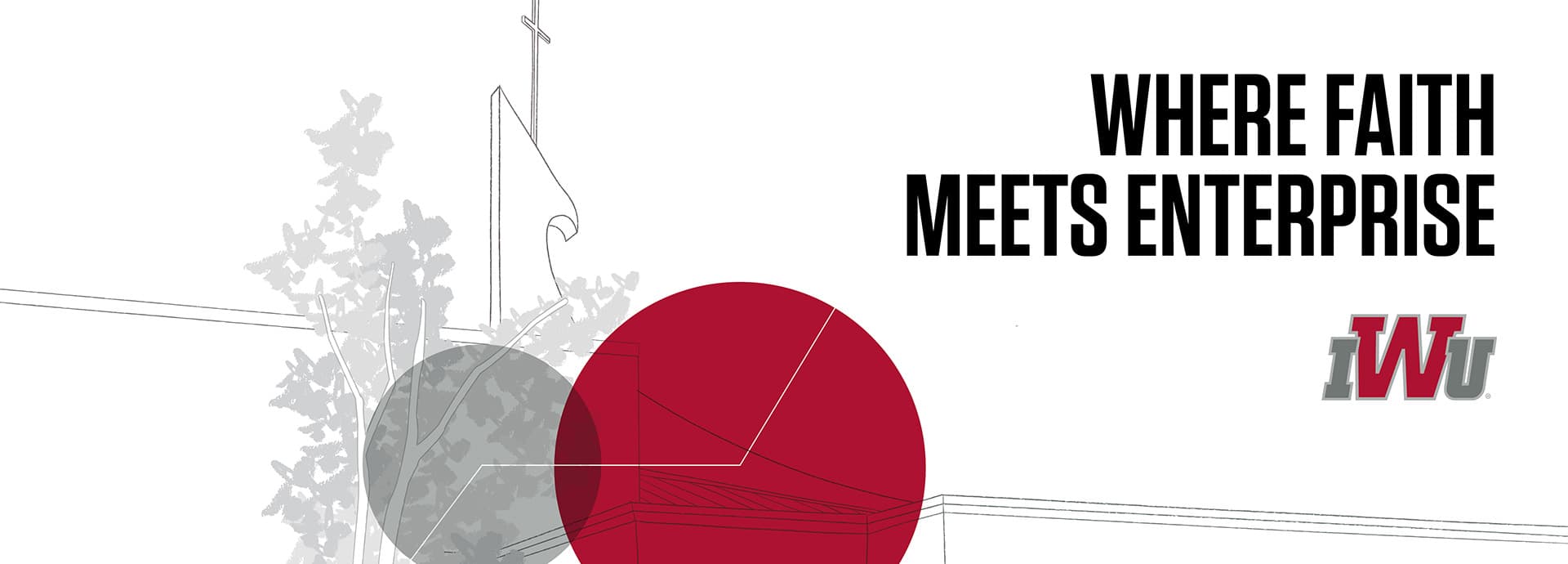 artistic drawing of campus for economic impact