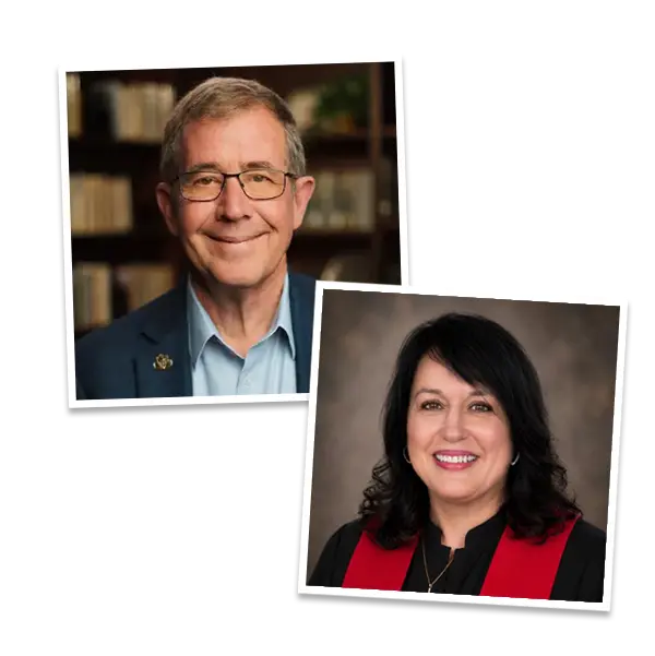 Bishops Leah Gregory and Scott Jones