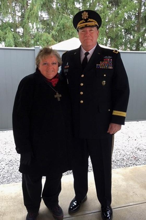 Dr. Cherry with Gen. Westfall
