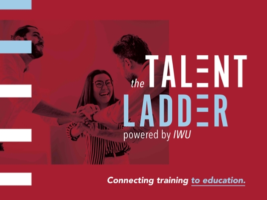 The Talent Ladder powered by IWU. Connecting training to education.