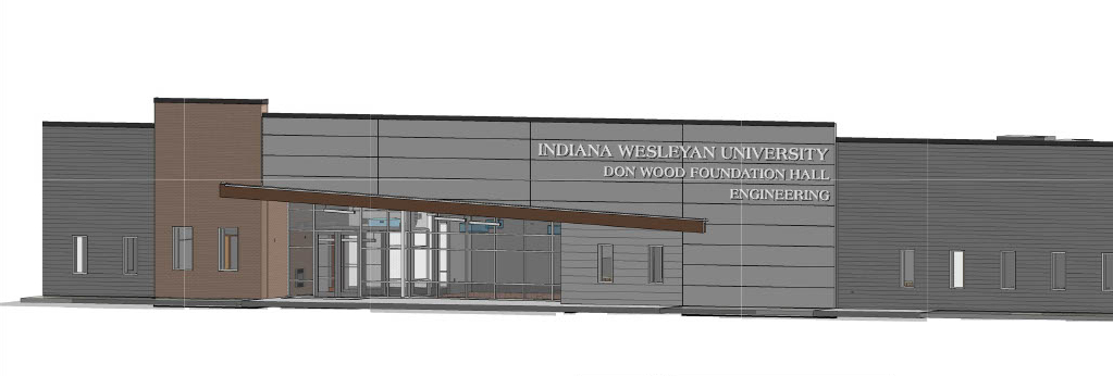 Rendering of The Don Wood Foundation Engineering Hall at Indiana Wesleyan University