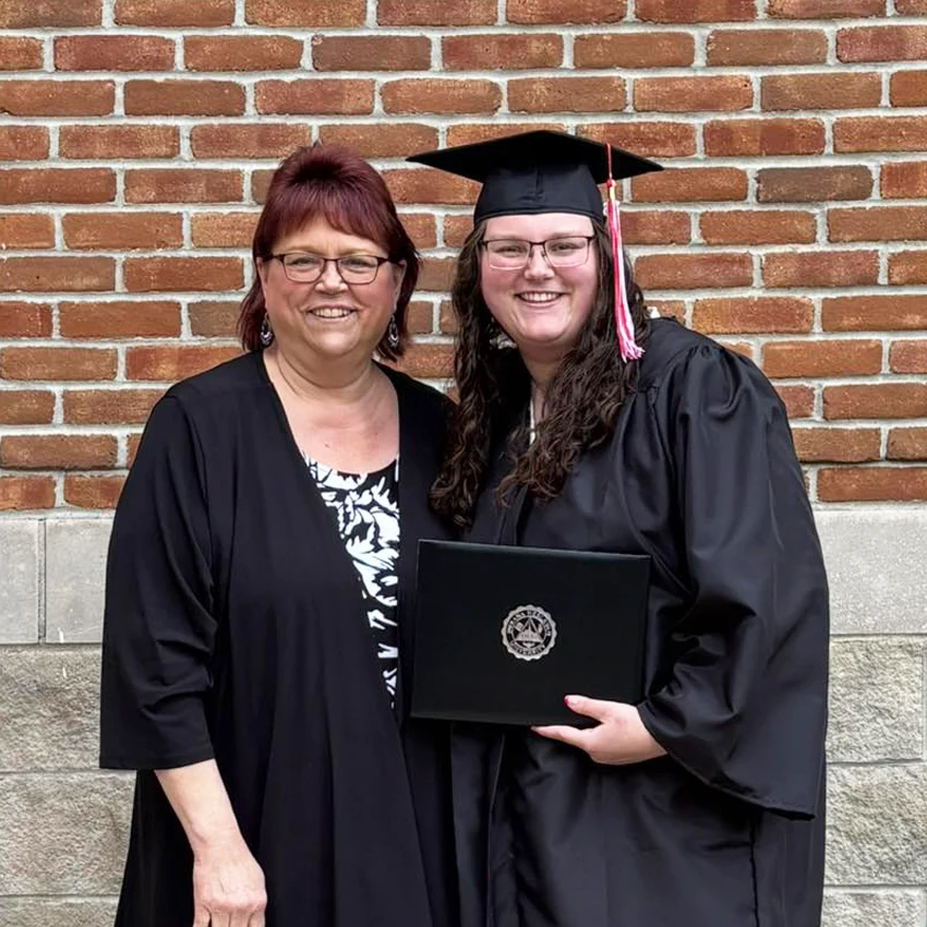 Mom with IWU graduate