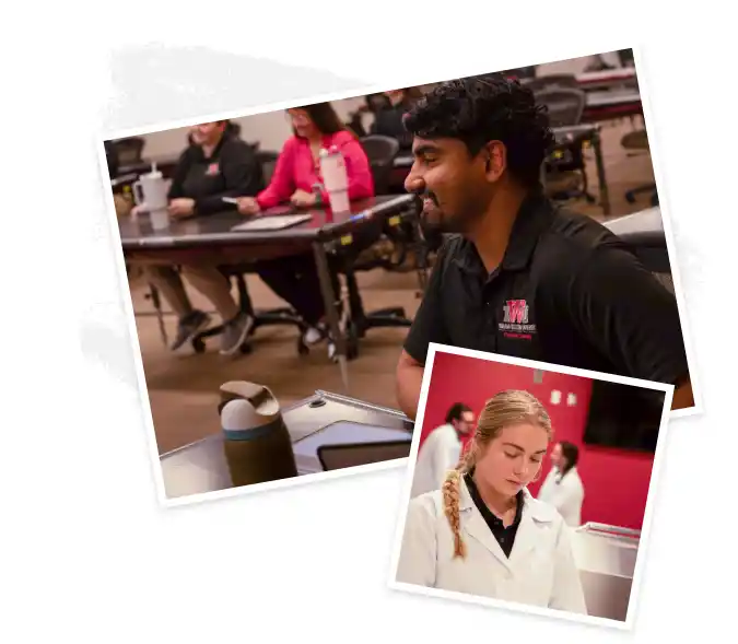 IWU DPT Students in Class