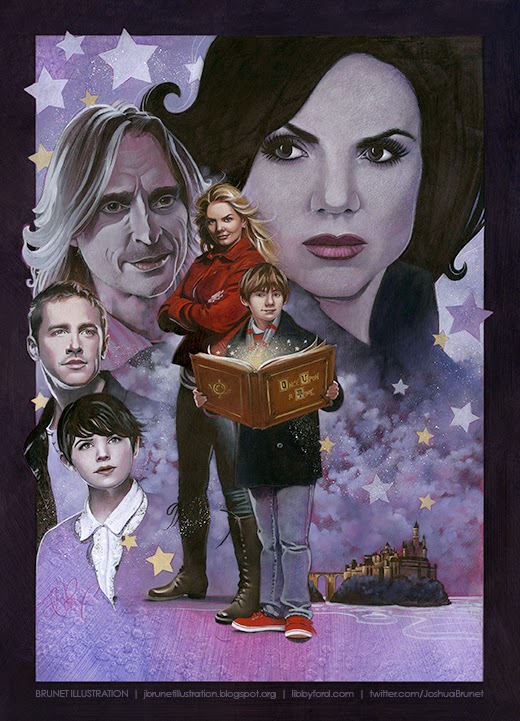 Josh's Illustration of the TV Show "Once Upon A Time"