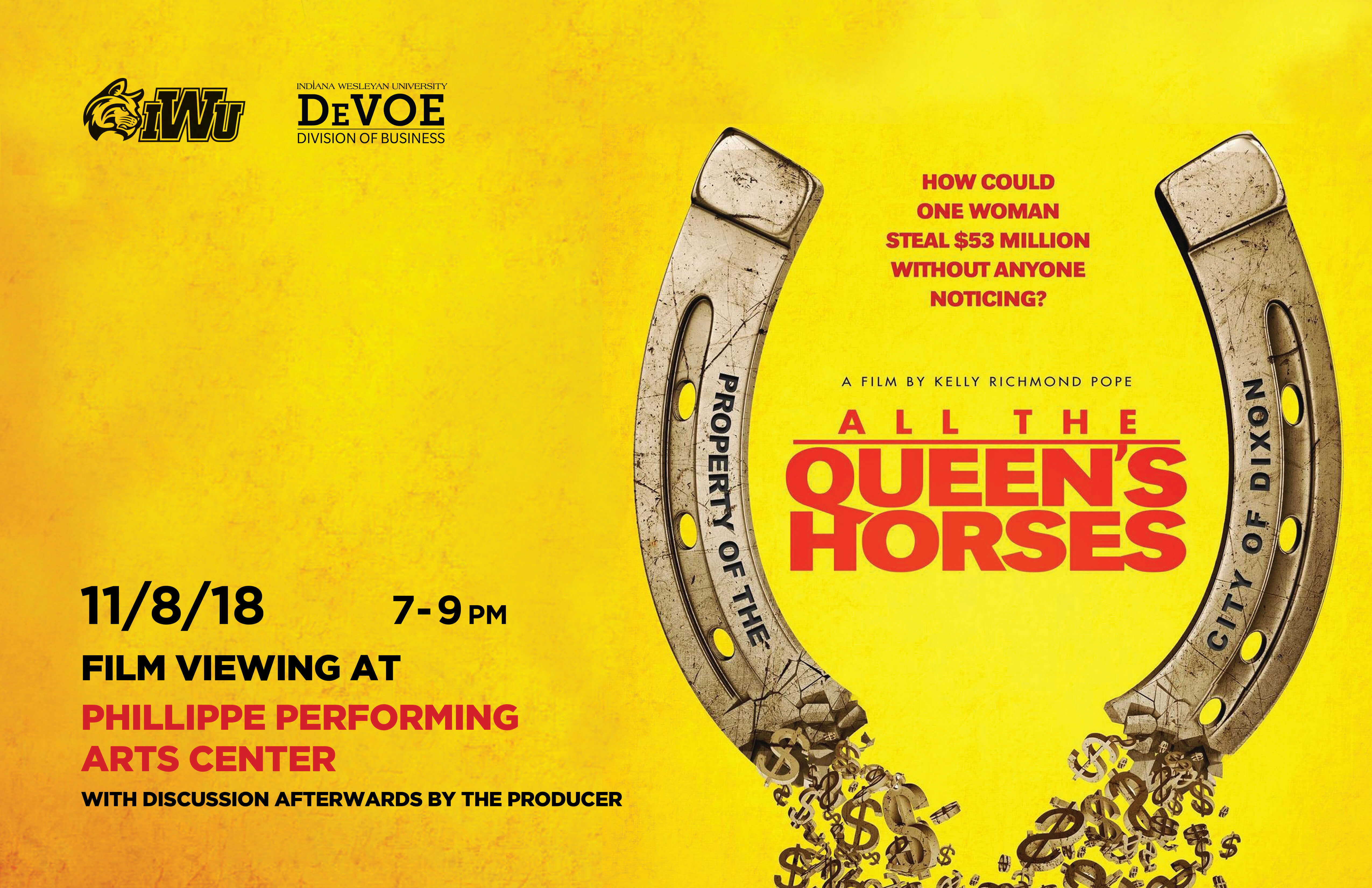 All the Queen's Horses film poster advertisement