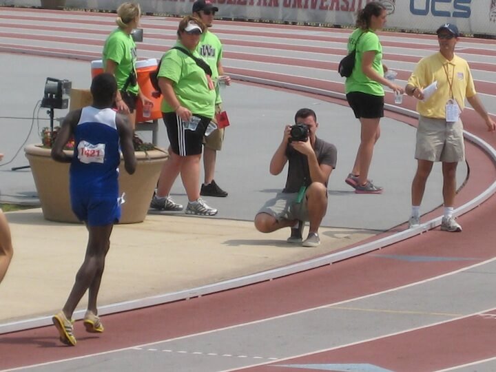 Journalism Alum Steven Porter Shoots Photos at NAIA Track and Field Championships