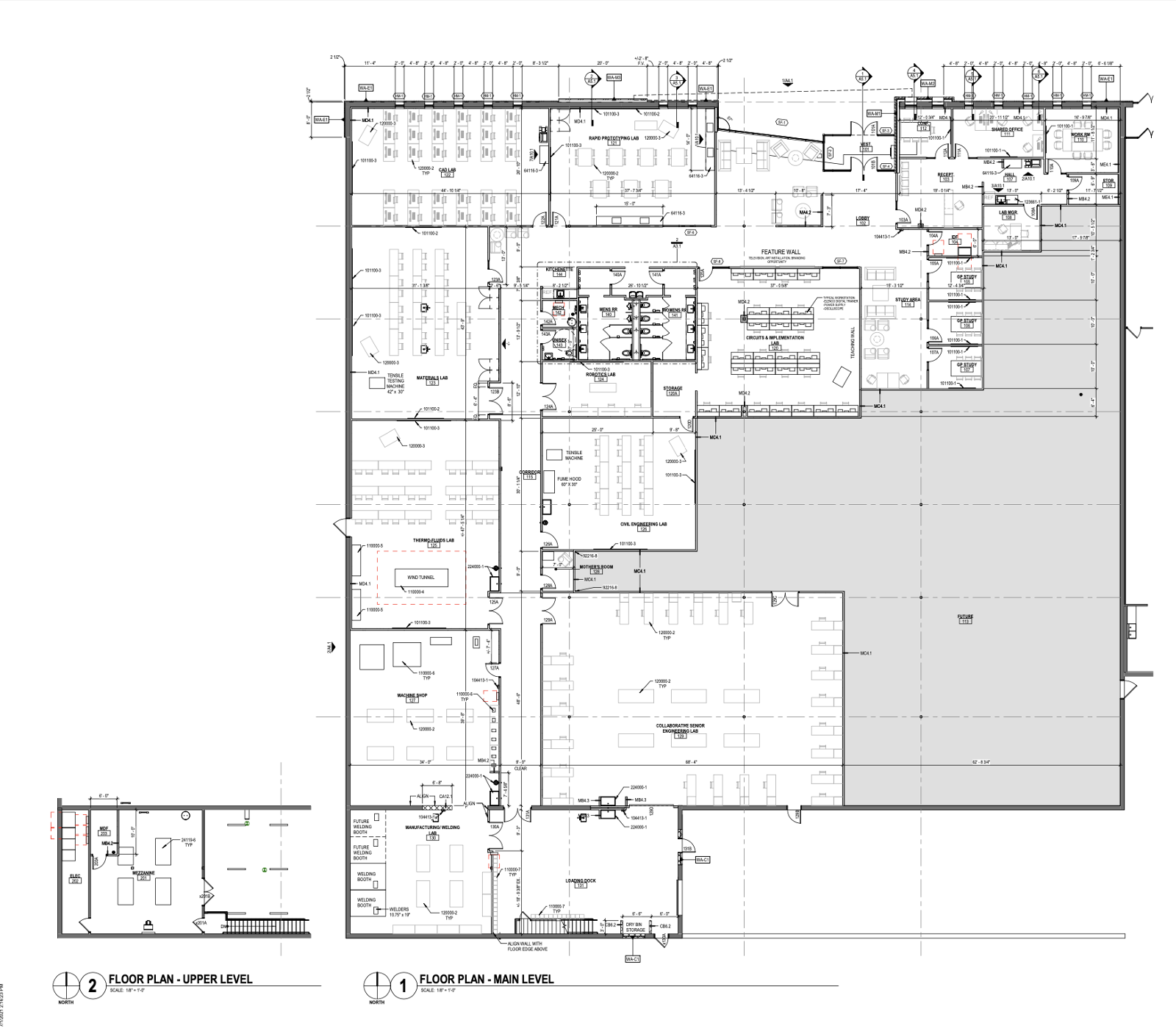 engineering building proposed floor plan