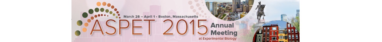 Banner for ASPET Annual Meeting 2015
