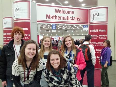 Group of Students at Mathematics Event